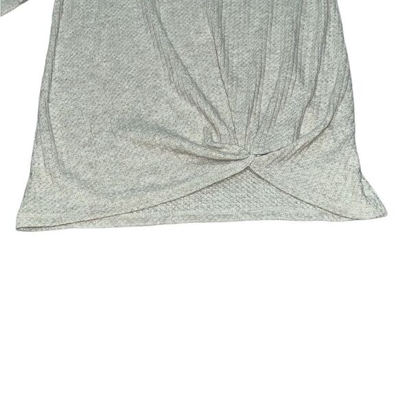 Cat & Jack Super Soft Waffle Knit Knot Hem Top - Picture 5 of 9